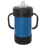 Royal Blue with Silver Engraving 10 oz Sippy Cup Tumbler - Laser Engraved Drinkware