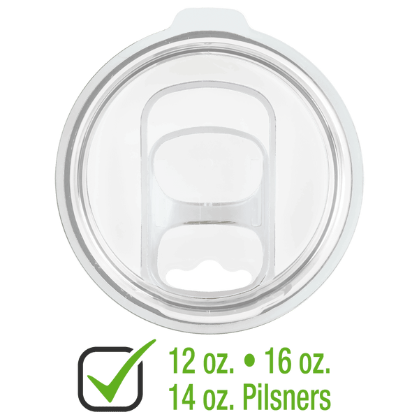 Slider Lid For 12oz & 16oz Stemless Tumblers
