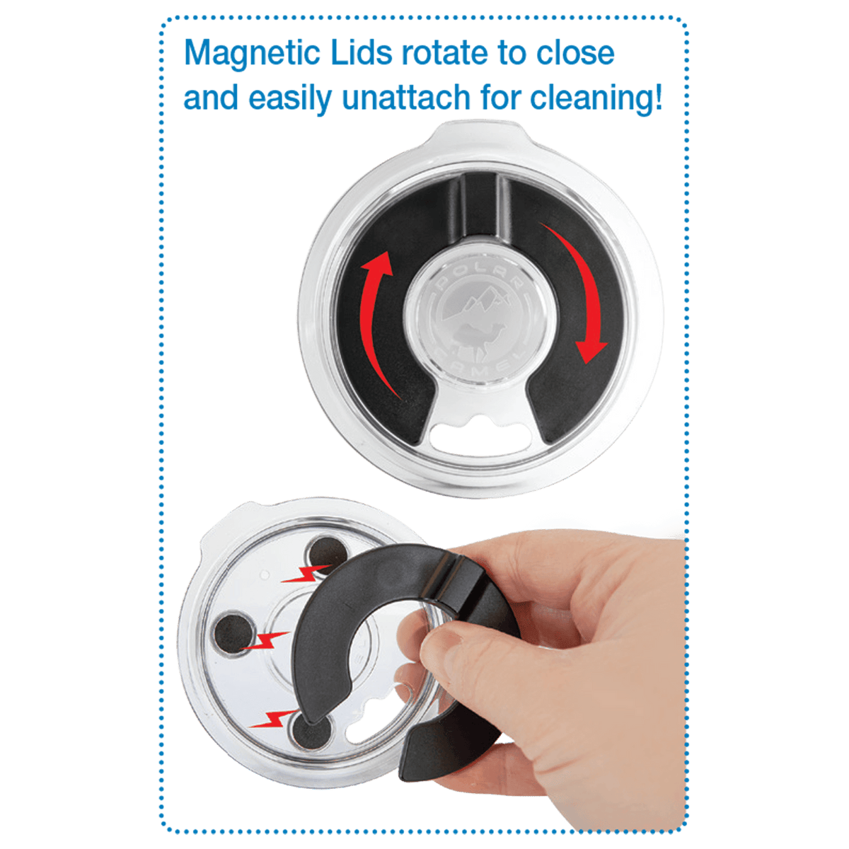 Magnetic Lid For 30 Oz Tumblers