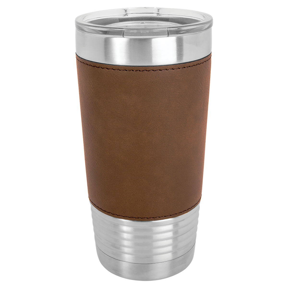 Dark Brown with Black Engraving 20 Oz Grip Tumbler - Laser Engraved Drinkware