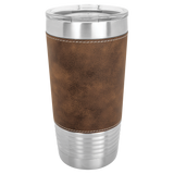 Rustic with Silver Engraving 20 Oz Grip Tumbler - Laser Engraved Drinkware