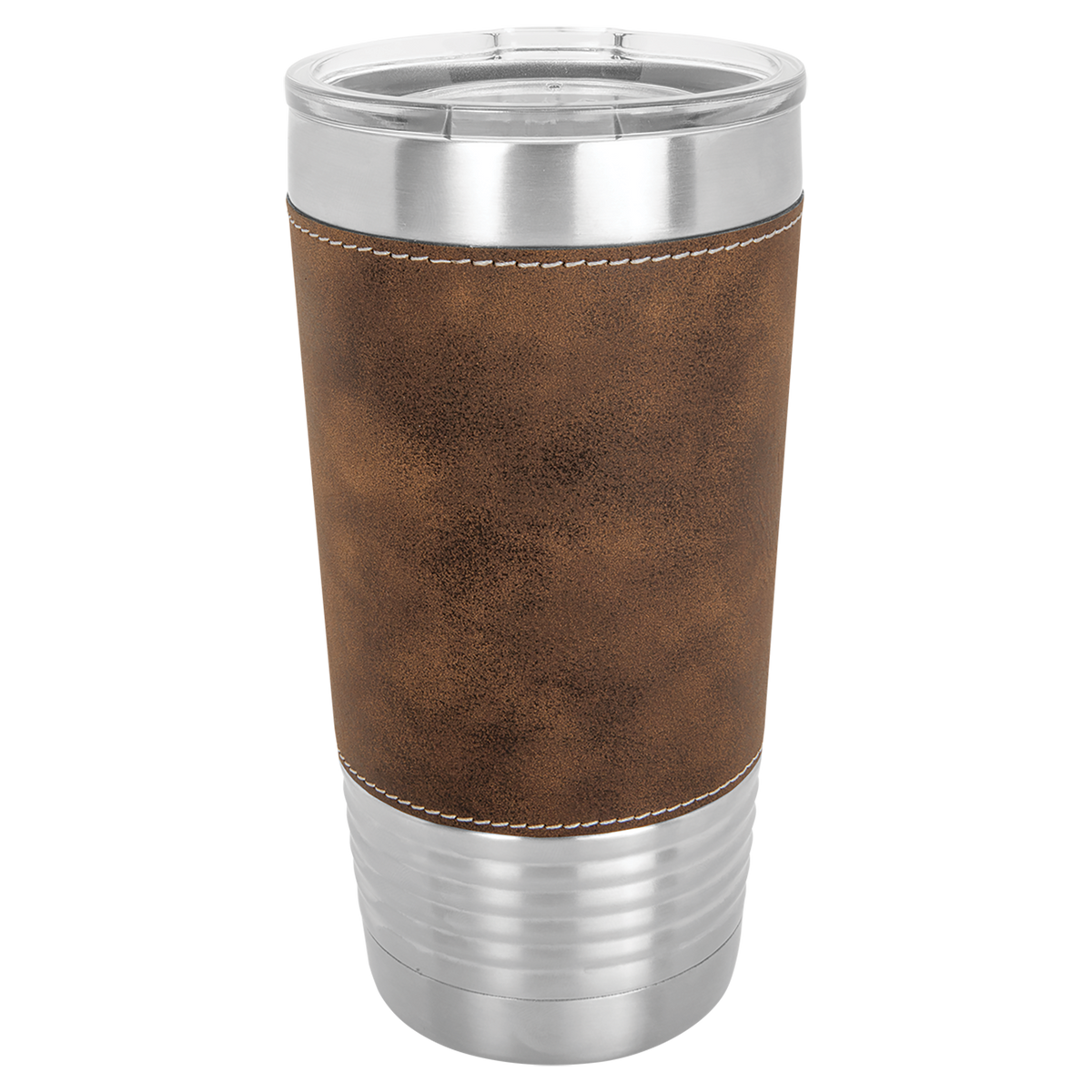 Rustic with Silver Engraving 20 Oz Grip Tumbler - Laser Engraved Drinkware