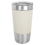 Custom Engraved 20 Oz Grip Tumbler - Leatherette - LyteWork