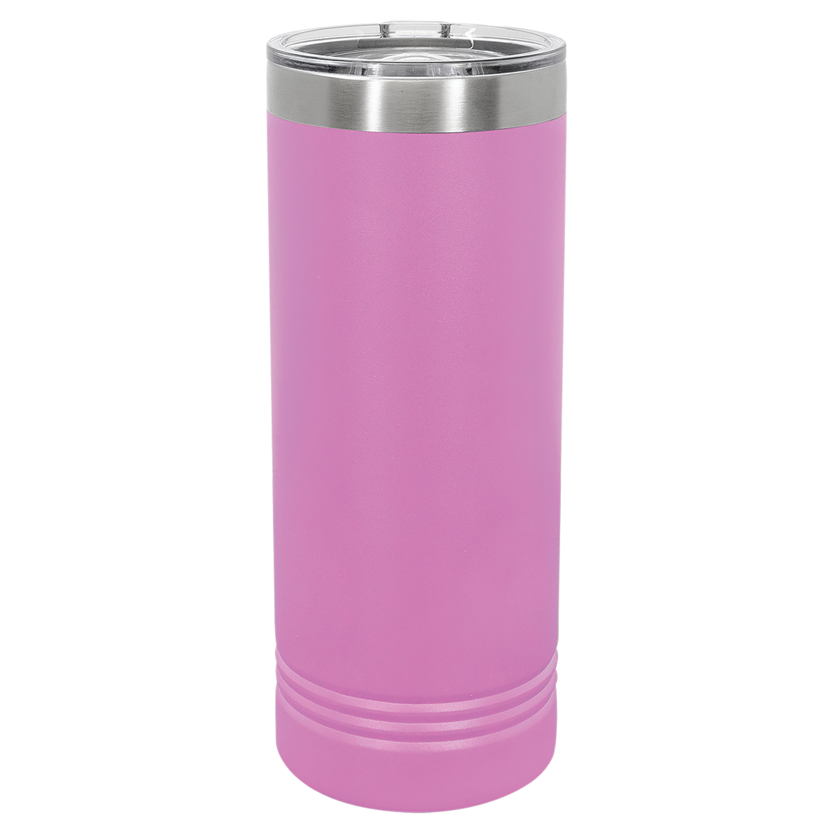 Light Purple with Silver Engraving 22 Oz Skinny Tumbler - Laser Engraved Drinkware