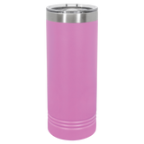 Light Purple with Silver Engraving 22 Oz Skinny Tumbler - Laser Engraved Drinkware