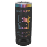 22oz Black-Prism ION-Plated Skinny Tumbler with Sliding Lid - Laser Engraved Drinkware