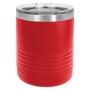 Red with Silver Engraving 10oz Tumbler - Laser Engraved Drinkware