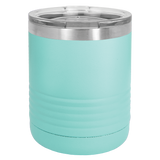 Teal with Silver Engraving 10oz Tumbler - Laser Engraved Drinkware