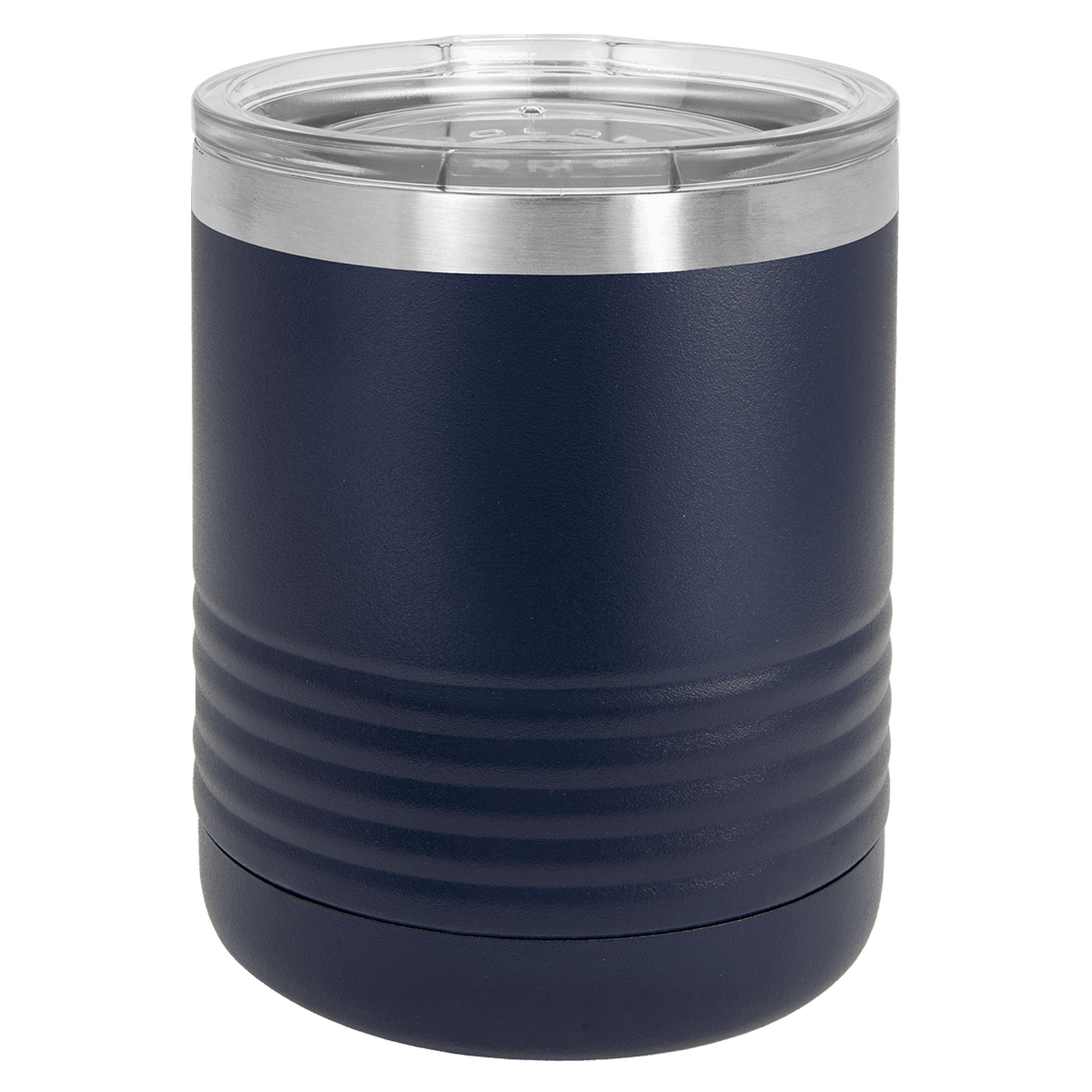 Navy Blue with Silver Engraving 10oz Tumbler - Laser Engraved Drinkware