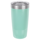 Teal with Silver Engraving 20 Oz Tumbler - Laser Engraved Drinkware