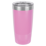 Light Purple with Silver Engraving 20 Oz Tumbler - Laser Engraved Drinkware