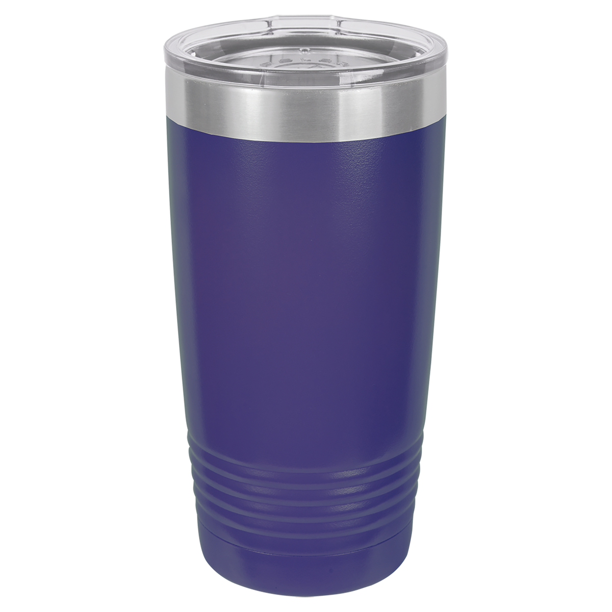 Purple with Silver Engraving 20 Oz Tumbler - Laser Engraved Drinkware