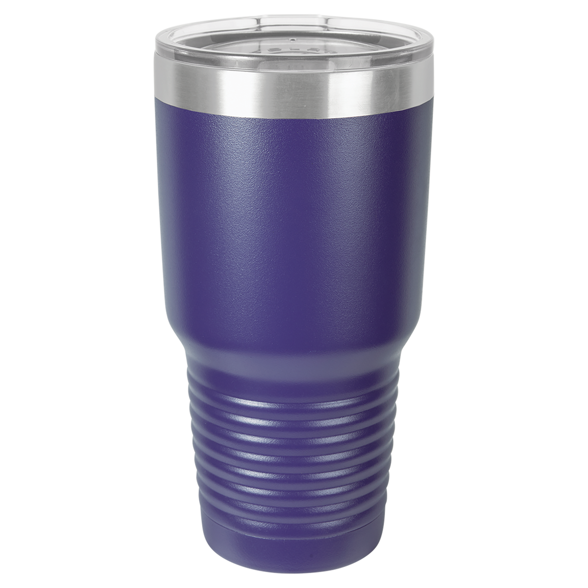 Purple with Silver Engraving 30 Oz Tumbler - Laser Engraved Drinkware