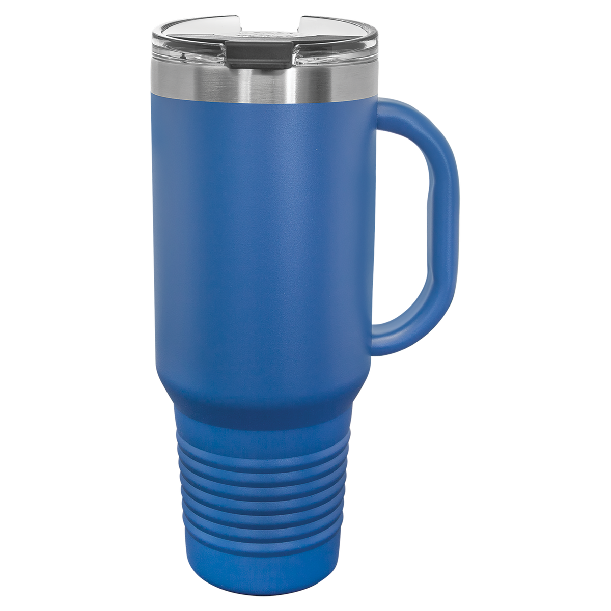 Royal Blue with Silver Engraving 40oz Travel Mug - Laser Engraved Drinkware