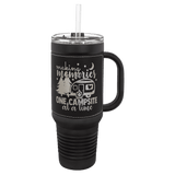 Black with Silver Engraving 40 oz 