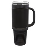 Black with Silver Engraving 40 oz 
