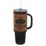 Rawhide with Black Engraving 40 oz 