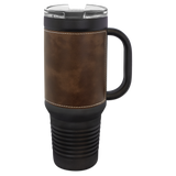 Rustic with Silver Engraving 40 oz 
