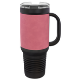 Pink with Black Engraving 40 oz 