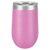 Light Purple with Silver Engraving 16 Oz Stemless Tumbler - Laser Engraved Drinkware