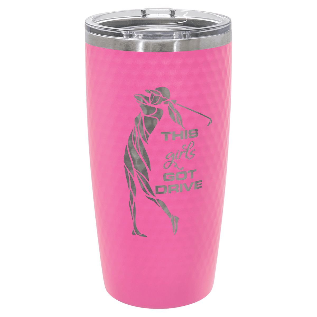 Golf-Pink 20 oz Sport Tumbler - Laser Engraved Drinkware