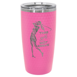 Golf-Pink 20 oz Sport Tumbler - Laser Engraved Drinkware