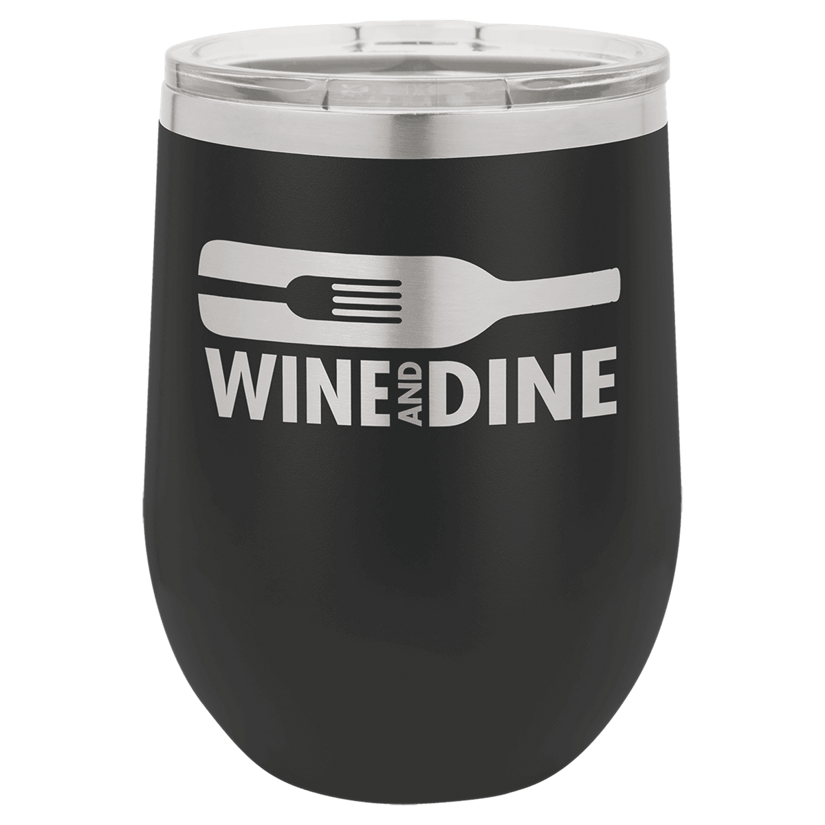 Custom Engraved 12 oz. Stemless Wine Tumbler - LyteWork