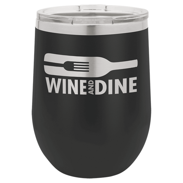 Custom Engraved 12 oz. Stemless Wine Tumbler - LyteWork