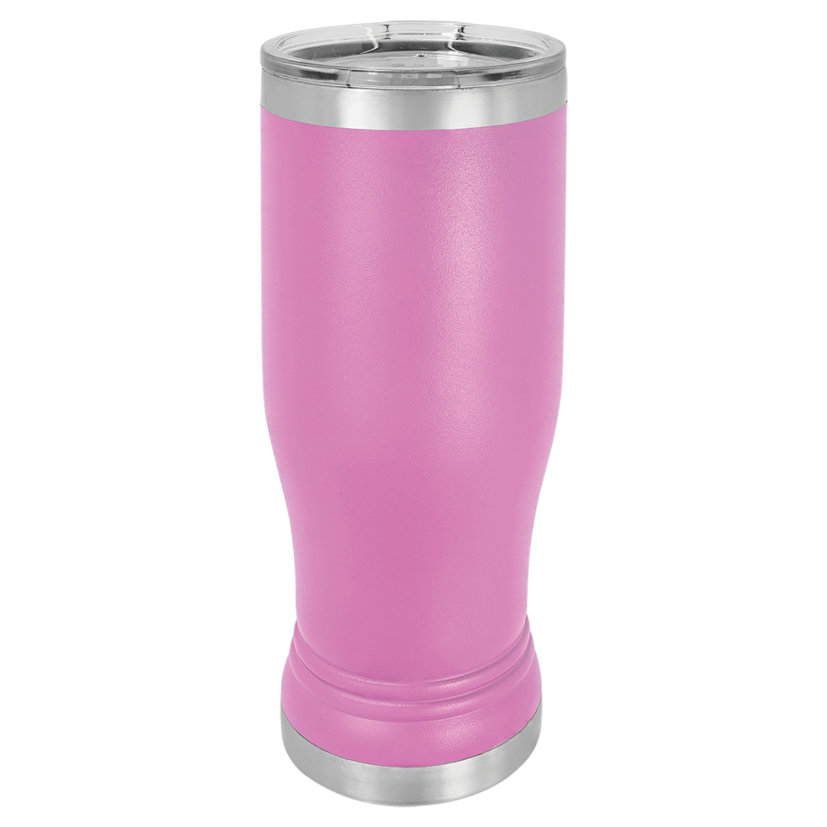 Light Purple with Silver Engraving 14 Oz Pilsner Tumbler - Laser Engraved Drinkware