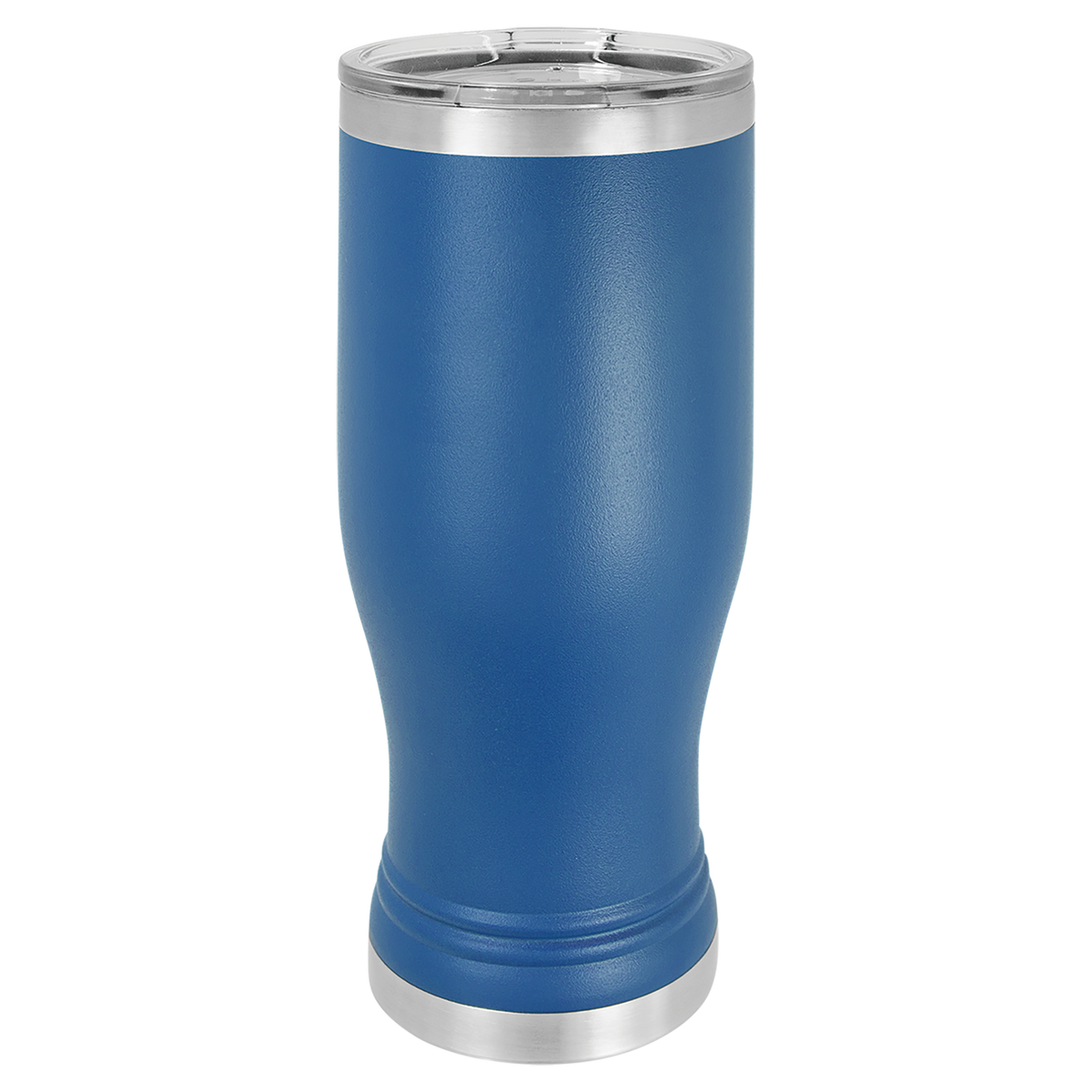 Royal Blue with Silver Engraving 20 Oz Pilsner Tumbler - Laser Engraved Drinkware