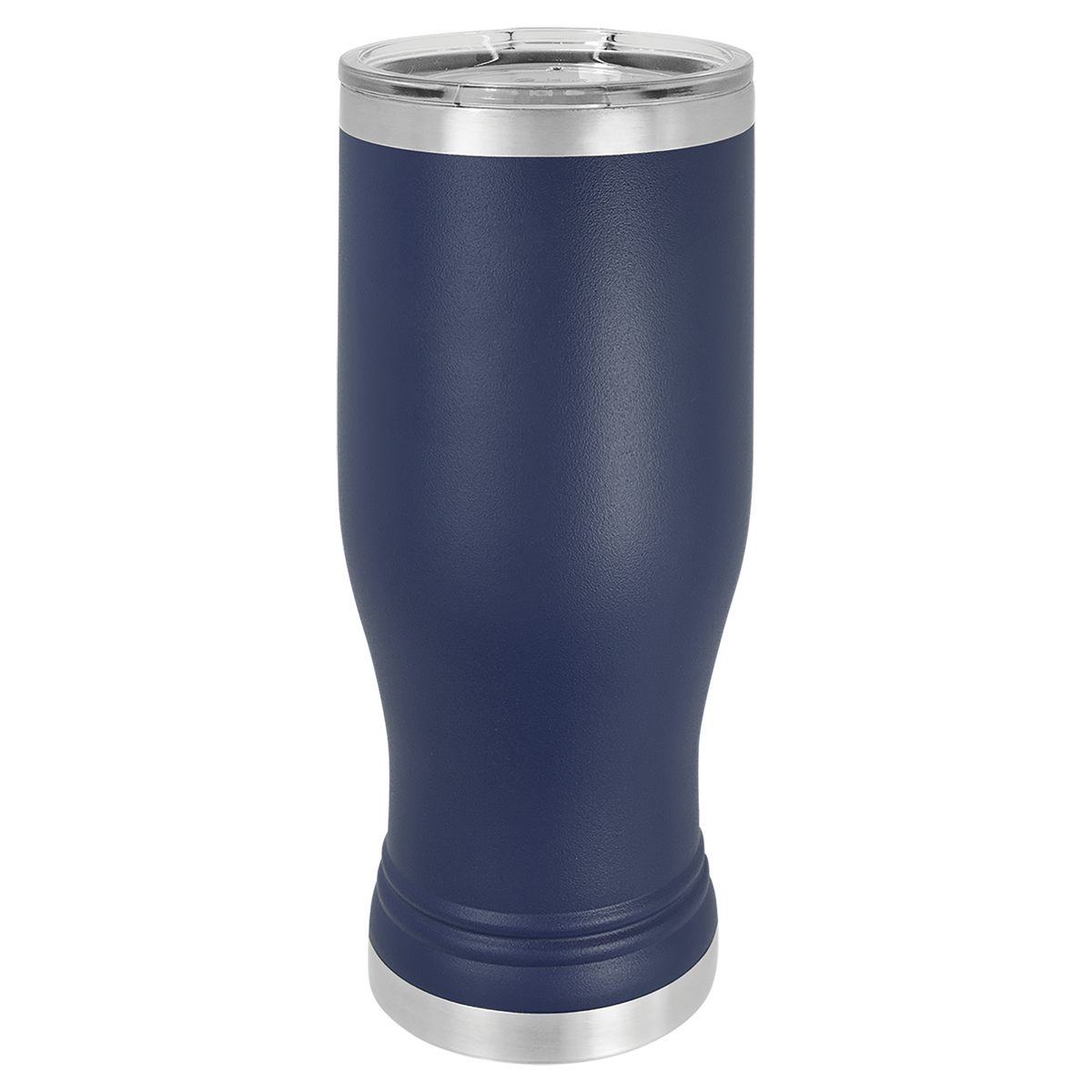 Navy Blue with Silver Engraving 20 Oz Pilsner Tumbler - Laser Engraved Drinkware