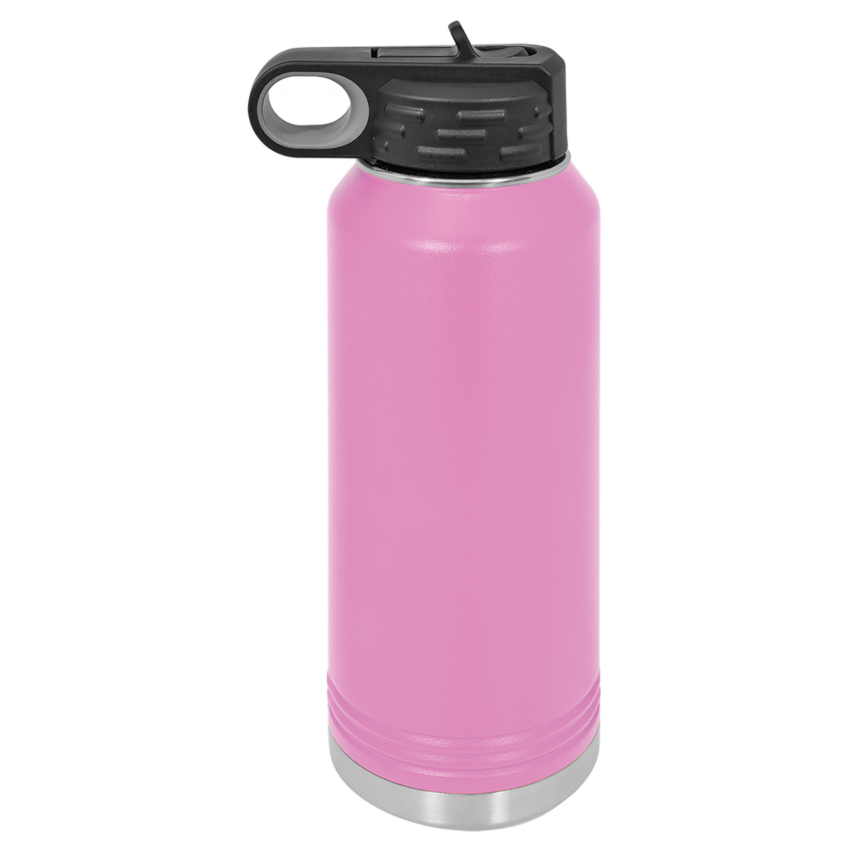 Light Purple with Silver Engraving 32oz Water Bottle - Laser Engraved Drinkware