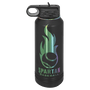 32oz Water Bottle Black with Prism ION Plated - Laser Engraved Drinkware