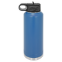 Royal Blue with Silver Engraving 40oz Water Bottle - Laser Engraved Drinkware