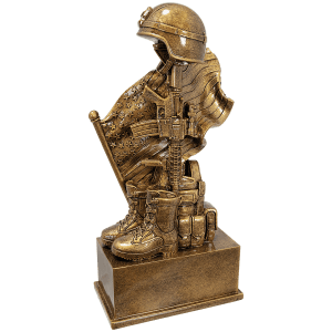 Military Resin Trophy - Custom Engraved Award