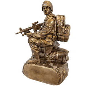 Military Resin Trophy - Custom Engraved Award
