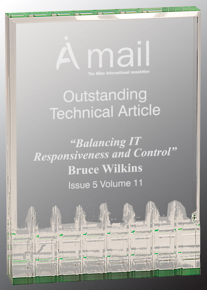 Mirage Acrylic - Custom Engraved Award
