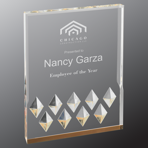 Diamond Mirage Acrylic - Custom Engraved Award