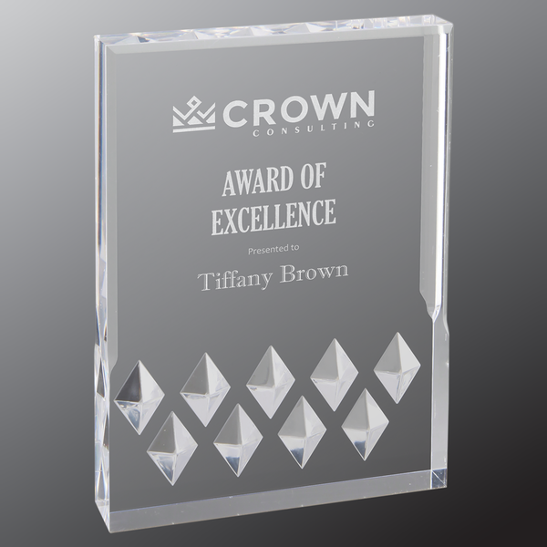 Diamond Mirage Acrylic - Custom Engraved Award