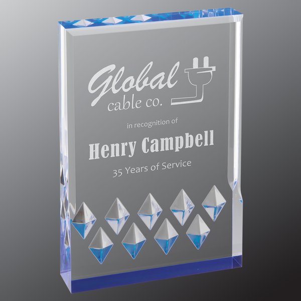 Diamond Mirage Acrylic - Custom Engraved Award
