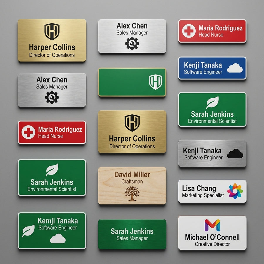 Name Badges - Custom Laser Engraved