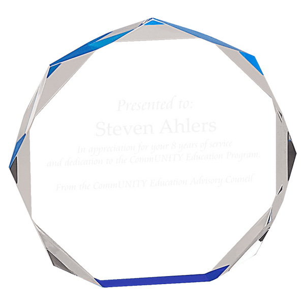 Octagon Acrylic - Laser Engraved Gift
