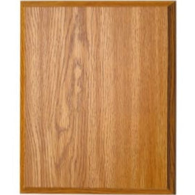 Value Oak Finish Plaque - Custom Engraved Plaque