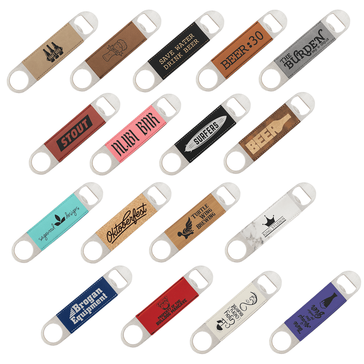 Bottle Opener - Leatherette