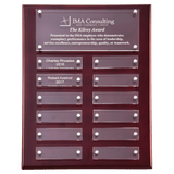High Gloss Perpetual Plaque with Acrylic Engraving Plates - Custom Engraved Plaque
