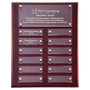 High Gloss Perpetual Plaque with Acrylic Engraving Plates - Custom Engraved Plaque