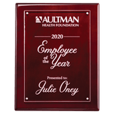 High-Lustr Plaque with Acrylic Engraving Plate - Custom Engraved Plaque