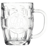 LyteWork 20 oz. Beer Mug with Handle & Round Engraving Area