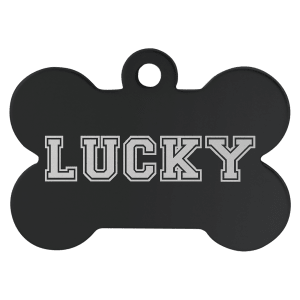 Bone-Shaped Pet Tag - Laser Engraved Pet Accessory