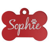 Bone-Shaped Pet Tag - Laser Engraved Pet Accessory